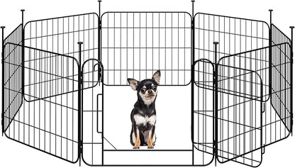 Yaheetech Expandable Dog Playpen, 8 Panel 20 inch Puppy Playpen by Yaheetech