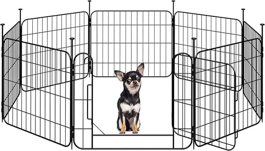 Yaheetech Expandable Dog Playpen, 8 Panel 20 inch Puppy Playpen by Yaheetech