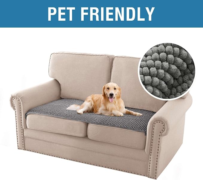 H.VERSAILTEX Plush Chenille Couch Cover - Image 2