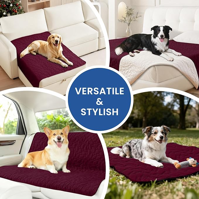 Waterproof Dog Bed Cover Pet Blanket, Soft Couch Cover - Image 5