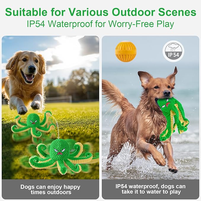 Interactive Dog Toys Octopus, Durable Automatic Jumping Dog Toy to Keep Them - Image 5