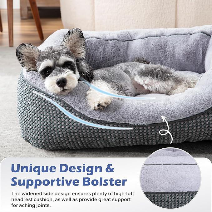 INVENHO Medium Dog Beds for Medium Dogs Washable, Rectangle Dog Bed Medium Size - Image 4