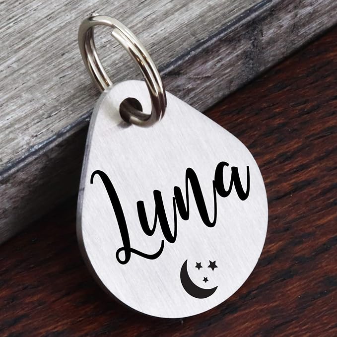 Ultra Joys Dog ID Tag, Custom Dog Tag Personalized Cat Tag, Pet ID Tag - Image 2