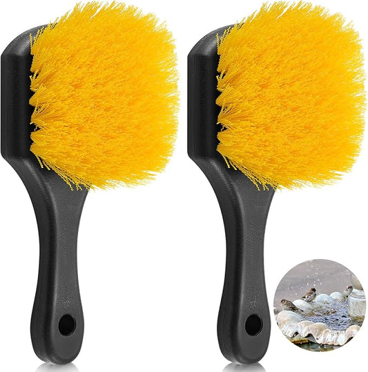 2 Pcs Bird Bath Cleaning Brush Hard Bristle Stiff Bristle Brush by CroBlissful