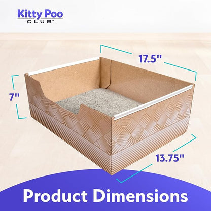 Kitty Poo Club Leakproof Disposable 2-Pack Cat Litter Box - Image 2