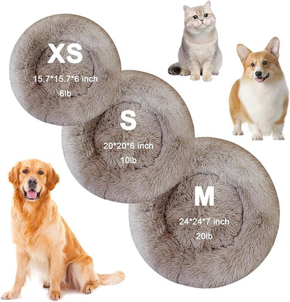 Nisrada Dog Bed for Small Medium Large Dogs, 24 inch Calming Dogs Bed, - Image 5