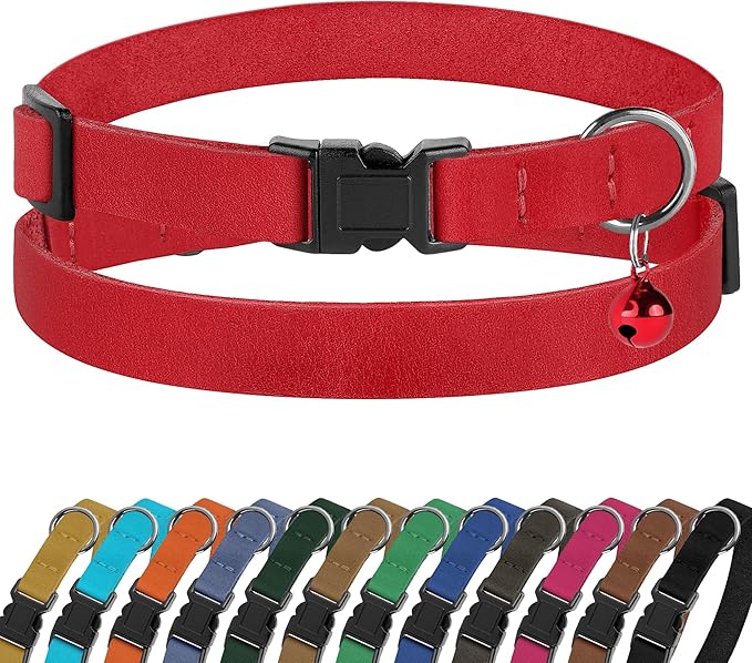 Breakaway Cat Collar Leather by BUDKAS