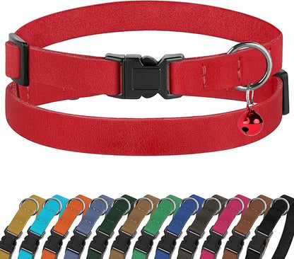 Breakaway Cat Collar Leather by BUDKAS