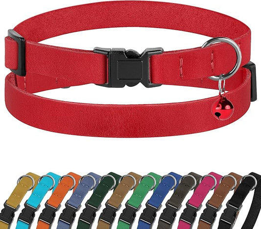 Breakaway Cat Collar Leather by BUDKAS