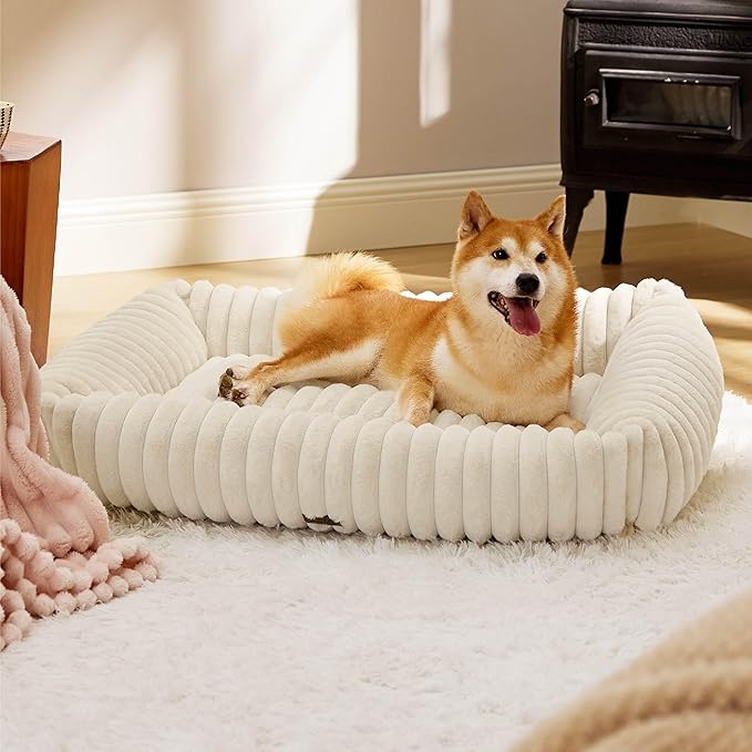 Bedsure ComfyFleece™ Cute Dog Beds Large Sized Dog by BEDSURE