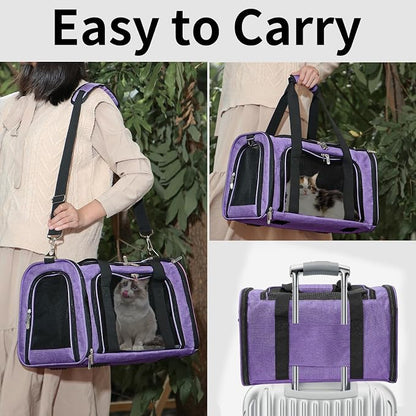 Soft-Sided Cat/Dog/Pet Carrier, Collapsible Pets Travel Carriers - Image 6