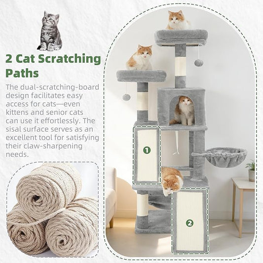 Multi-Level Cat Tree for Indoor Cats, Cat Tower - Image 2