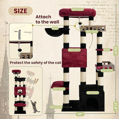 Maine Coon Cat Tree, Heavy Duty Cat Tree - Image 8