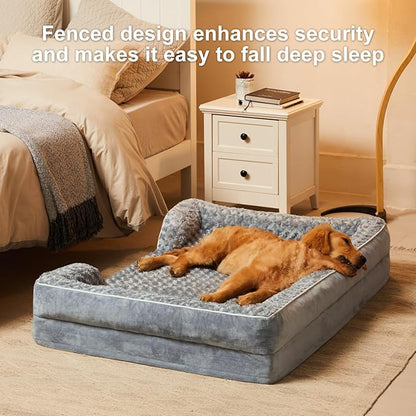 WNPETHOME Dog Beds for Large Sized Dogs, Washable Orthopedic Dog Couch Sofa Bed - Image 4
