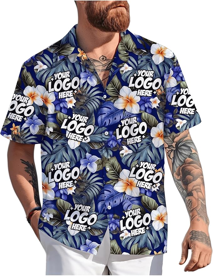 Custom Hawaiian Shirt with Face Photo Picture by GLOXO