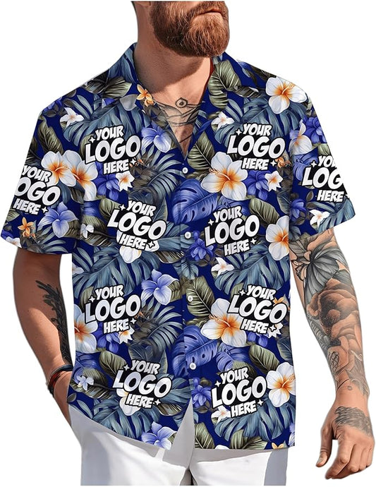 Custom Hawaiian Shirt with Face Photo Picture by GLOXO