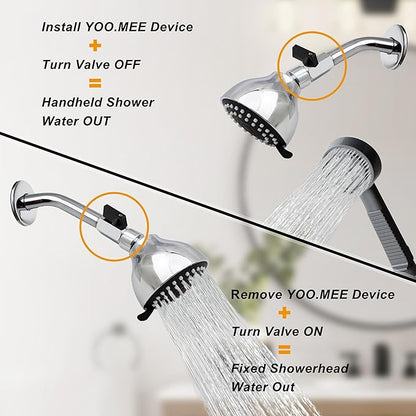 Pets Shower Attachment, Quick Connect on Tub Spout w/Front Diverter, Portable - Image 4