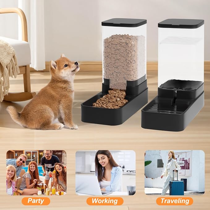 Automatic Cat Feeder and Water Dispenser in Set - Image 7