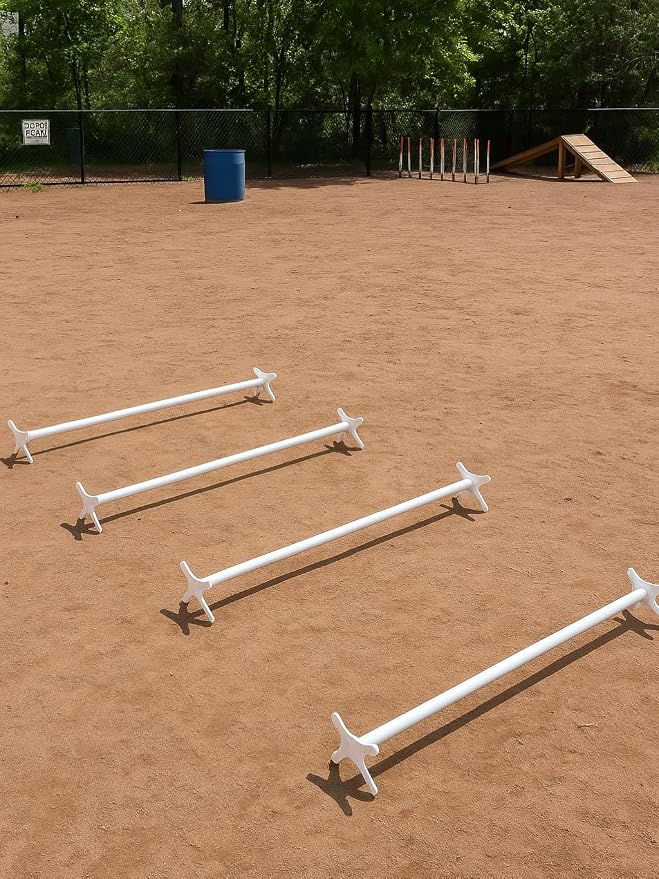 Dog Agility Cavaletti, Dog Agility Equipment Dog Hurdle Jump Set of 4 by The+Dog+Agility+Shop%C2%AE