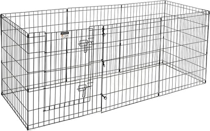 Dog Playpen - Foldable Metal Exercise Puppy Play Pen - Indoor/Outdoor Pen with - Image 7