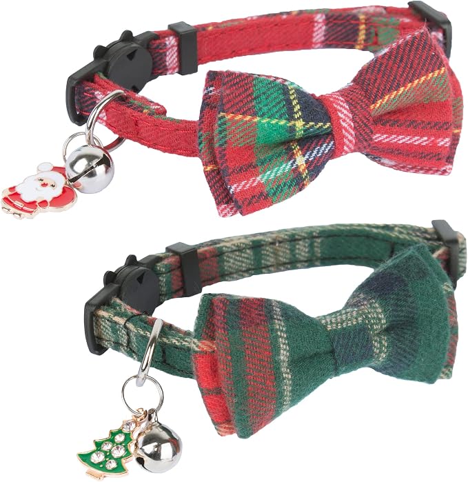 ADOGGYGO Christmas Cat Collars Breakaway - Image 2