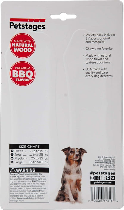 Outward Hound Pupstages Dogwood Mesquite Dog Chew Toy – Real-Wood Blend - Image 3