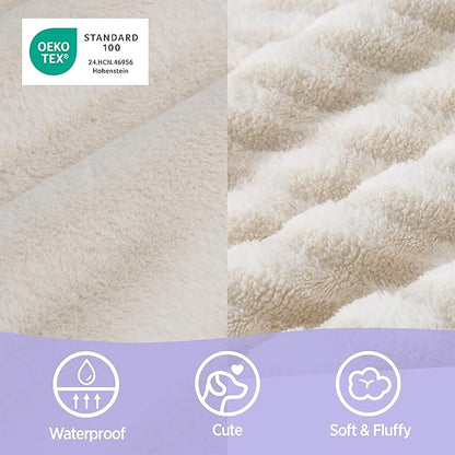 LE SURE Cute L-Plus Dog Beds, Orthopedic Waterproof Large Pet Bed - Image 3