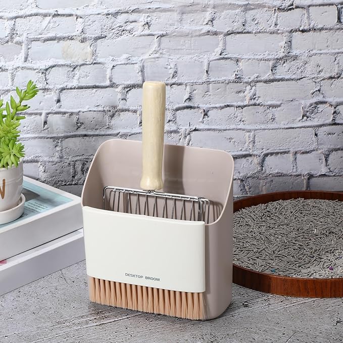 Cat Litter Scooper Kit Wooden Handle Metal Cat Litter Scoop Includes Small - Image 6