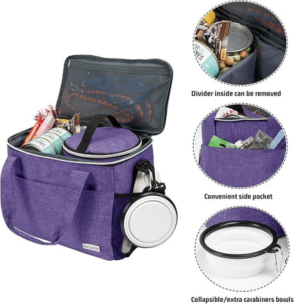 BAGLHER Dog Travel Bag Backpack Pet Supplies Backpack 5-Piece Set - Image 3