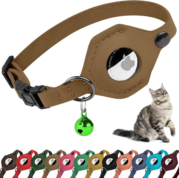Breakaway Airtag Cat Collar by BUDKAS