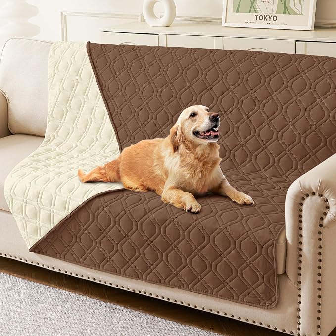 hyha Waterproof Dog Bed Blanket, Soft Pet Blankets, Waterproof Couch Cover by hyha