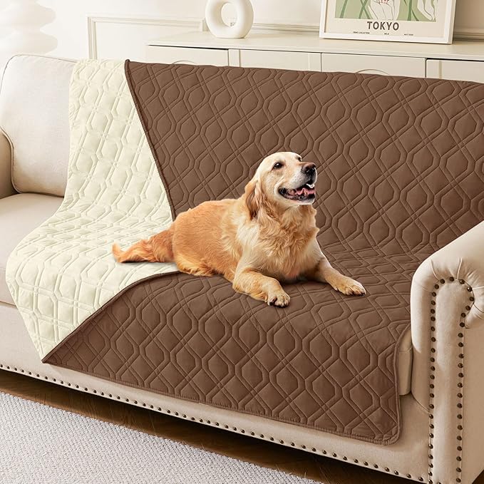 hyha Waterproof Dog Bed Blanket, Soft Pet Blankets, Waterproof Couch Cover by hyha