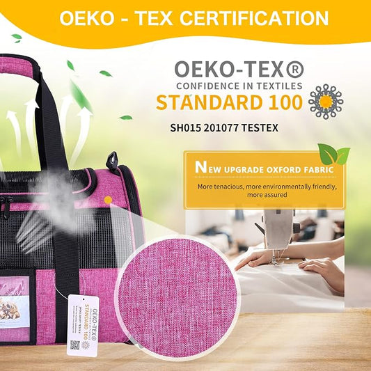 Airline Approved Cat Carrier, Soft-Sided Pet Travel Carrier - Image 2
