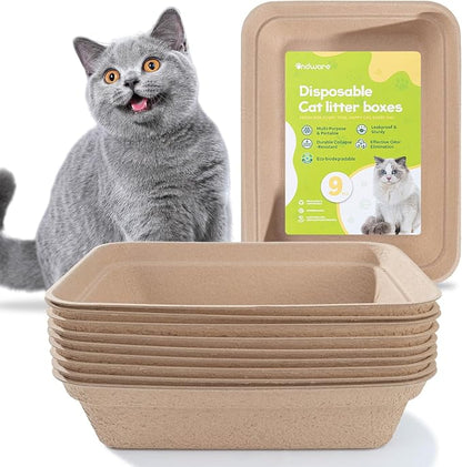 Disposable Cat Litter Box, Large Litter Boxs by ondware