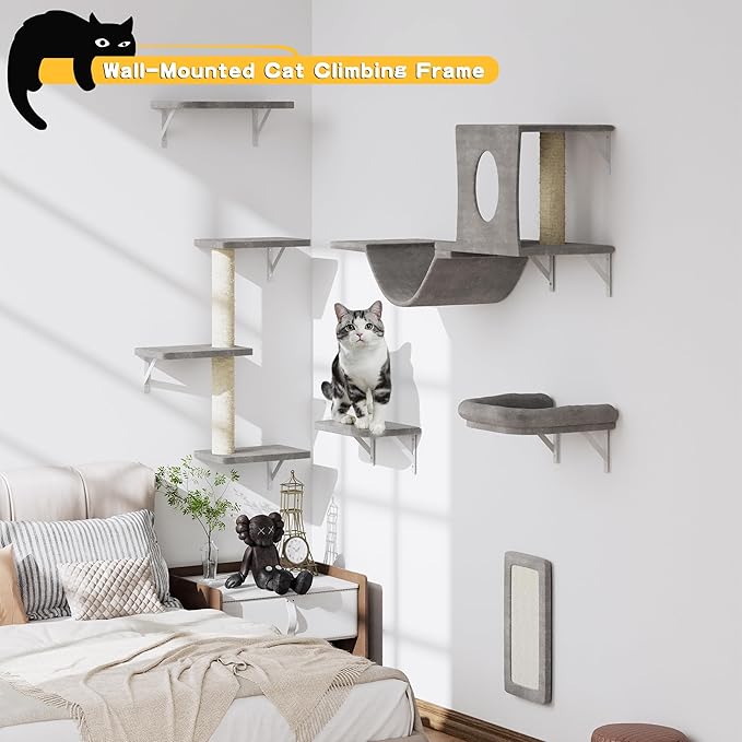 NUNU LAB Wall Mounted Cat Furniture Set - Image 3