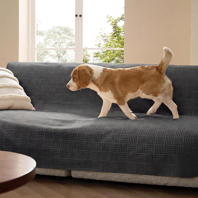Bedsure Waterproof Couch Cover for Dogs Washable by BEDSURE