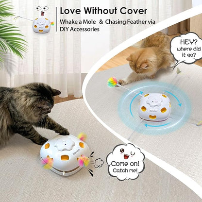 ORSDA Cat Toys for Indoor Cats, 4 in 1 Interactive Cat Toys, Automatic Cat Toy - Image 4