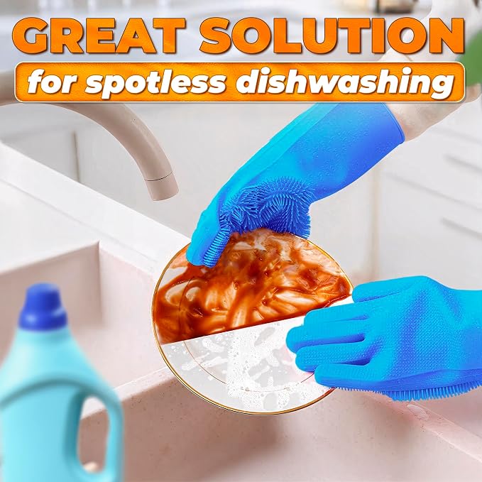 Cat & Dog Washing Gloves for Bathing – 2-in-1 Design Dog Scrubbing Gloves for - Image 5