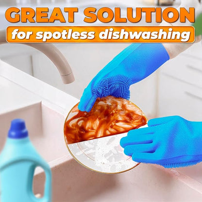 Cat & Dog Washing Gloves for Bathing – 2-in-1 Design Dog Scrubbing Gloves for - Image 5
