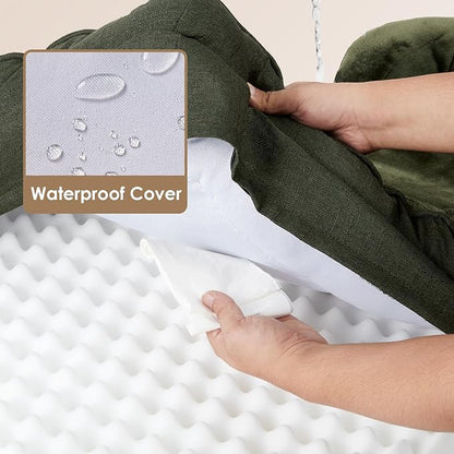 EHEYCIGA Orthopedic Dog Beds for Large Dogs, Waterproof Memory Foam Large Pet - Image 3