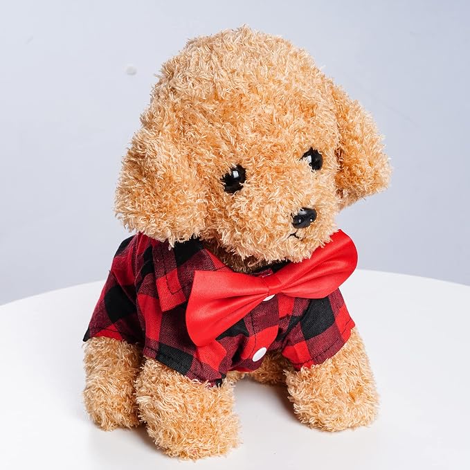Tongcloud 3 Pack Plaid Puppy Cat & Dog Shirts - Image 6