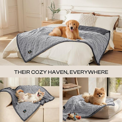 Luciphia Waterproof Pet Blanket, Liquid Pee Proof Dog Blankets - Image 4