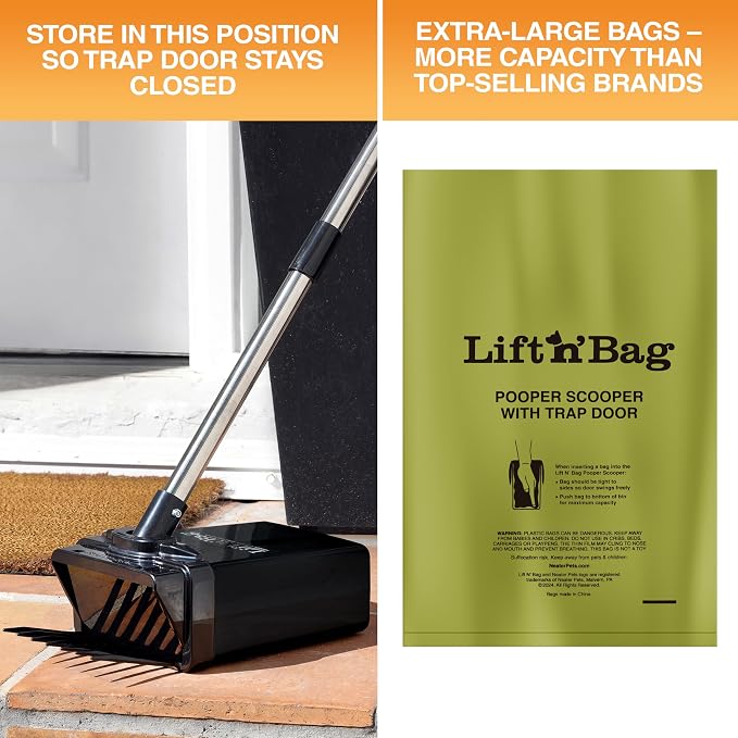 Neater Pet Brands Lift N’ Bag 2.0 Dog Pooper Scooper - Image 8