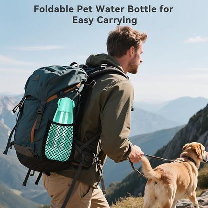 UPSKY Portable Dog Water Bottle, 3-in-1 Foldable Dog Water Dispenser - Image 8