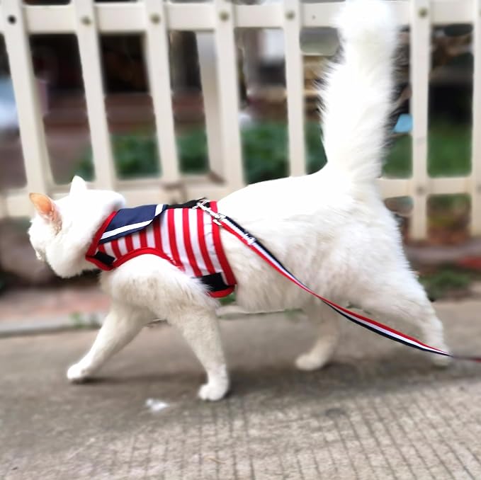 Cat Harness and Leash for Walking Escape Proof, Adjustable Cat Vest Harness - Image 7