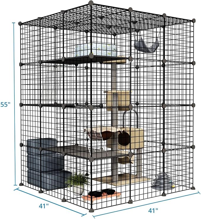 Oneluck 55 Inch Catio Outdoor Cat Enclosure - Image 8