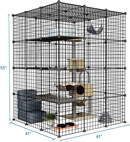 Oneluck 55 Inch Catio Outdoor Cat Enclosure - Image 8