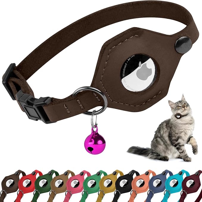 Breakaway Airtag Cat Collar by BUDKAS