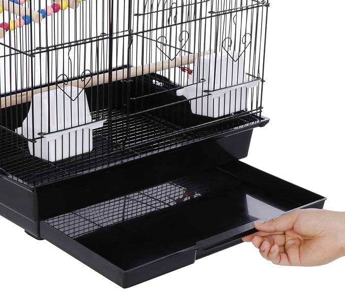 ZENY 39-inch Roof Top Large Flight Parrot Bird Cage - Image 7