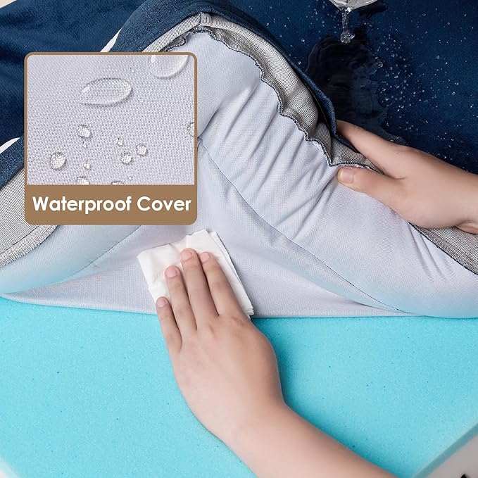 EHEYCIGA Orthopedic Dog Beds for Large Dogs, Waterproof Memory Foam Large Dog - Image 3